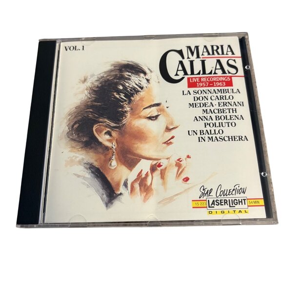 Maria Callas Live Recordings 1957-1965 Vol. 1 CD Star Collection Laserlight Digi - Picture 1 of 3